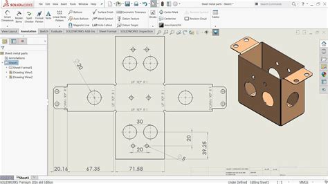 solidworks sheet metal chassis|Completing the Sheet Metal Drawing .